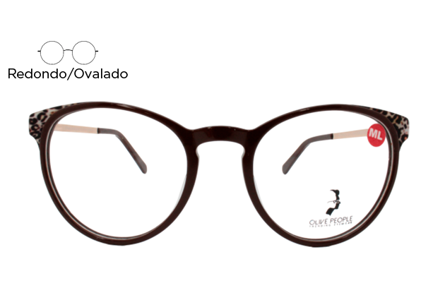 Lente Oftálmico Olive People 003C5 Tinto