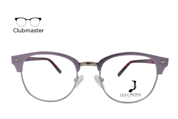 Lente Oftálmico Olive People 012LPLURSLV Morado con plata