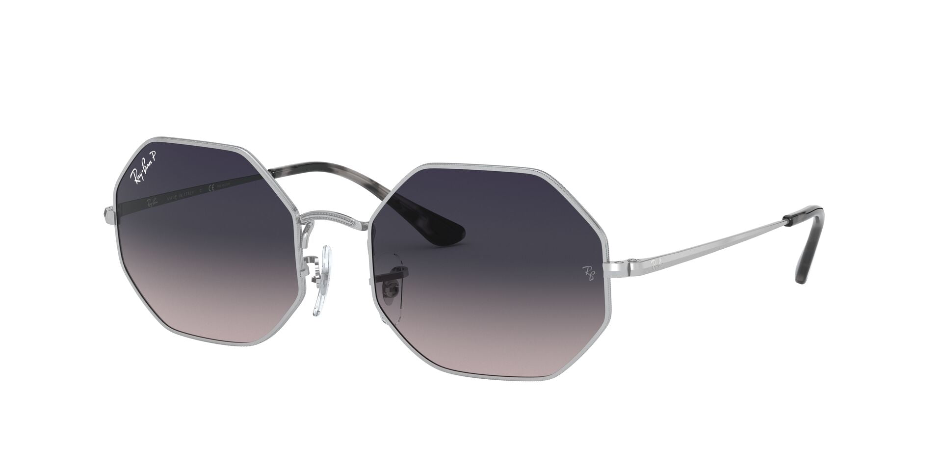 Lente solar Ray-Ban Octagon 1972 RB1972 Azul Gris Degradé