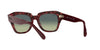 Lente solar Ray-Ban State Street RB2186 Havana sobre púrpura traslúcido