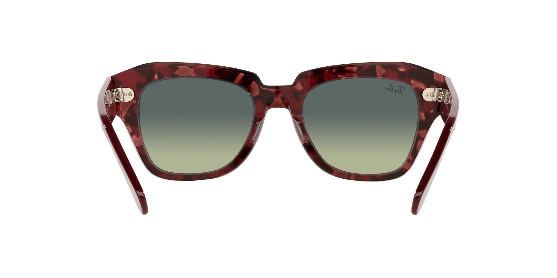 Lente solar Ray-Ban State Street RB2186 Havana sobre púrpura traslúcido