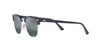 Lente solar Ray-Ban Clubmaster Chromance RB3016 Plateado / Azul Chromance