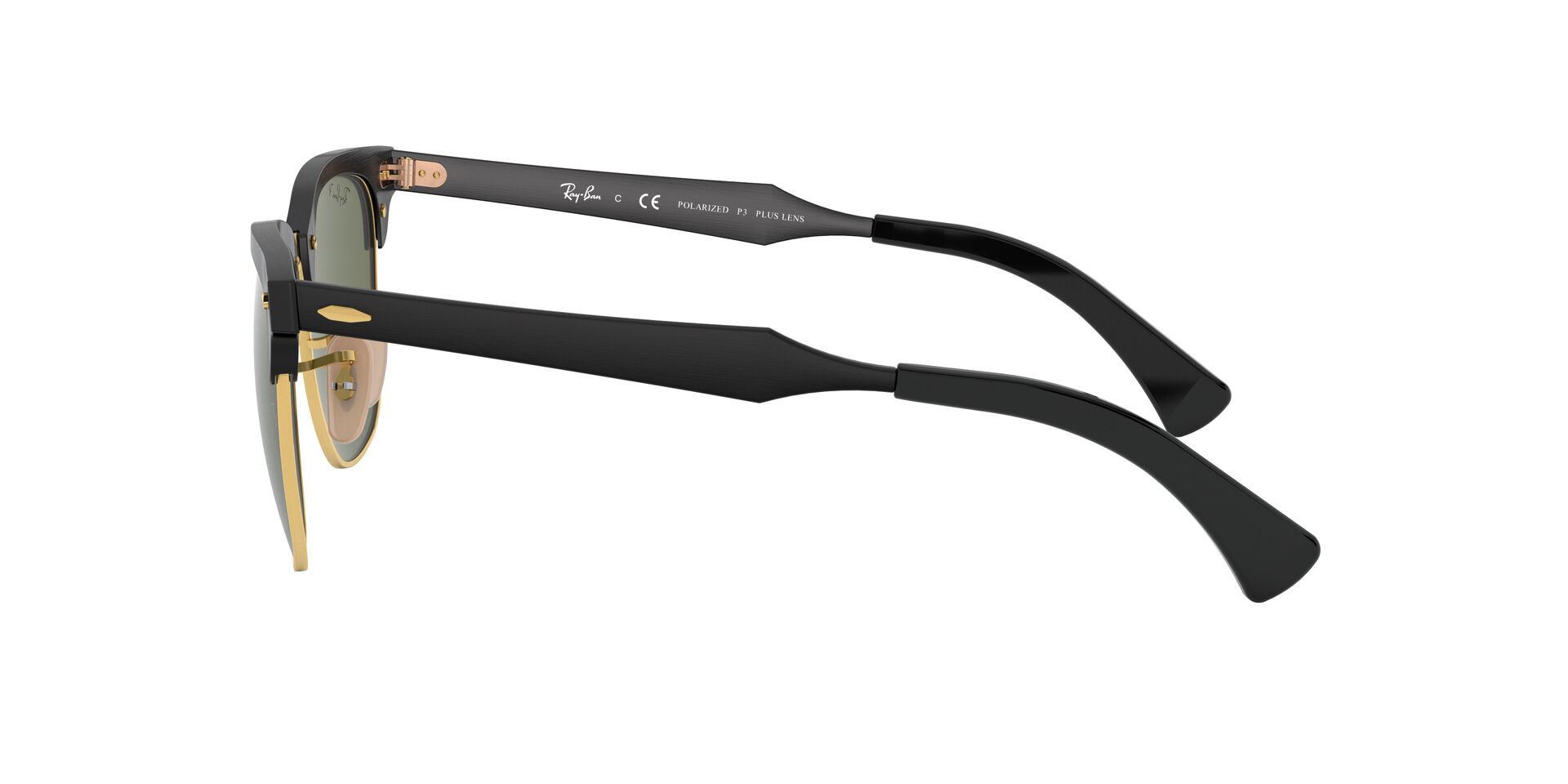 Lente solar Ray-Ban Clubmaster Aluminum RB3507 Verde Classic G-15