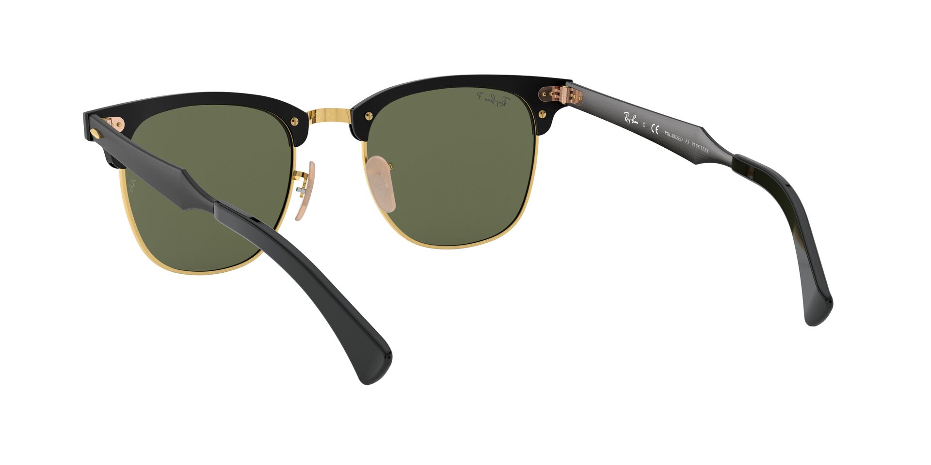 Lente solar Ray-Ban Clubmaster Aluminum RB3507 Verde Classic G-15