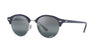 Lente solar Ray-Ban Clubround Chromance RB4246 Plateado / Azul Chromance