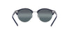 Lente solar Ray-Ban Clubround Chromance RB4246 Plateado / Azul Chromance