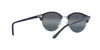 Lente solar Ray-Ban Clubround Chromance RB4246 Plateado / Azul Chromance
