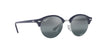 Lente solar Ray-Ban Clubround Chromance RB4246 Plateado / Azul Chromance