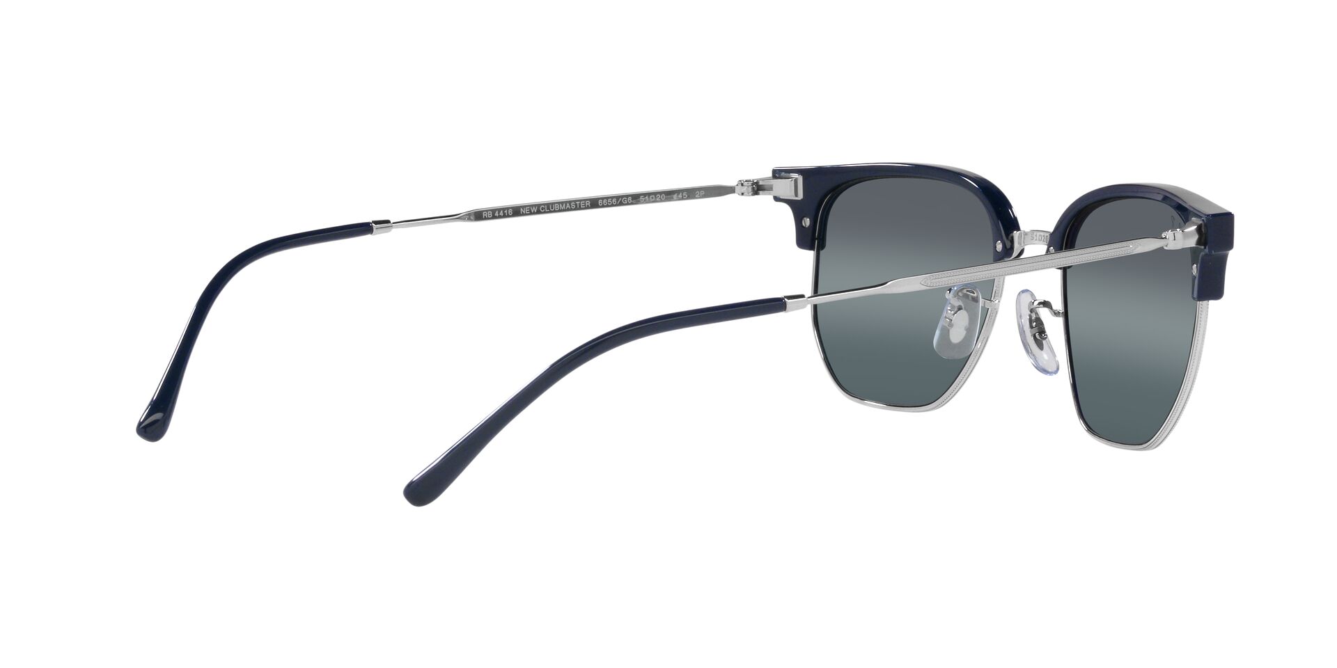 Lente solar Ray-Ban RB4416 Plateado / Azul Chromance