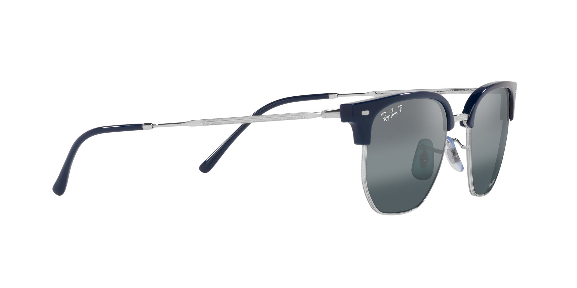 Lente solar Ray-Ban RB4416 Plateado / Azul Chromance