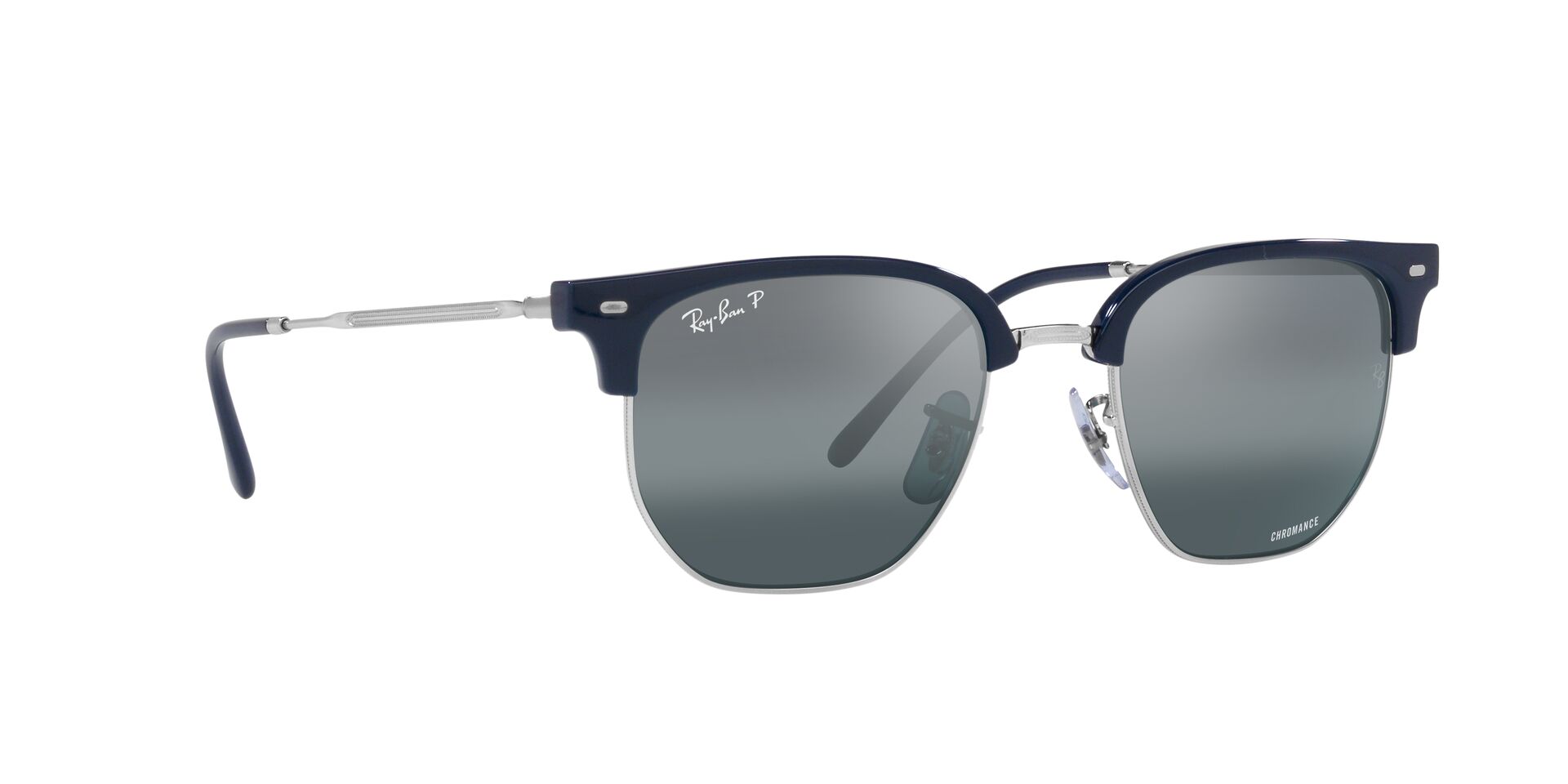 Lente solar Ray-Ban RB4416 Plateado / Azul Chromance