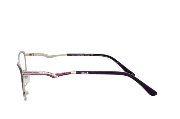 Lente Oftálmico Miss Moe 1001D Morado con plata