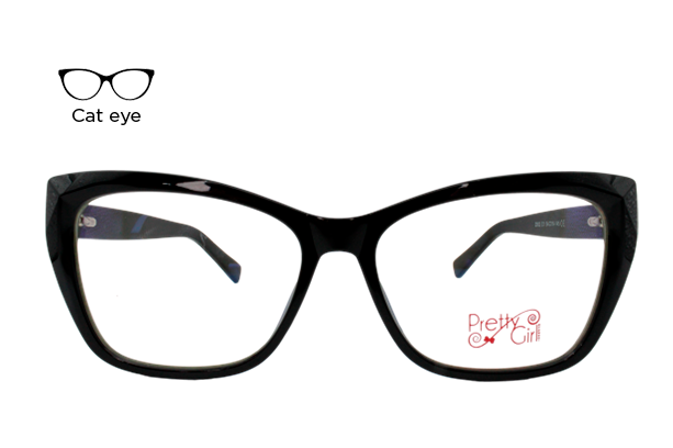 Lente Oftálmico Pretty Girl Eyewear 2002C1 Negro