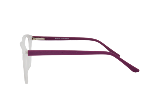 Lente Oftálmico Rowan 2023020 Transparente con morado