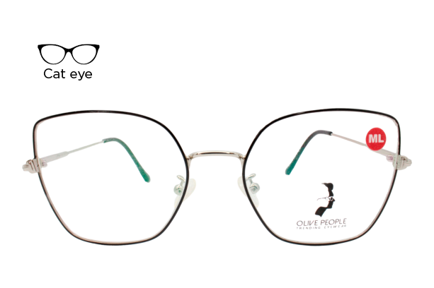 Lente Oftálmico Olive People 9006TR146C2 Negro