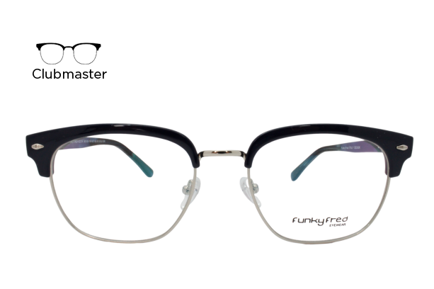 Lente Oftálmico Funky Fred Eyewear A2213F Azul con plata