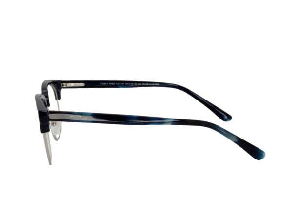 Lente Oftálmico Funky Fred Eyewear A2213F Azul con plata
