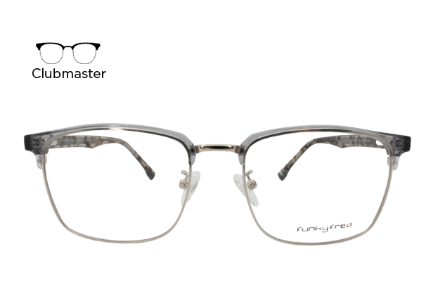 Lente Oftálmico Funky Fred Eyewear A2221F Gris con plata