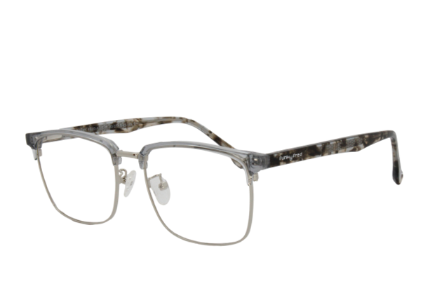 Lente Oftálmico Funky Fred Eyewear A2221F Gris con plata