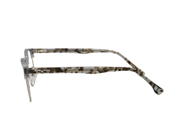 Lente Oftálmico Funky Fred Eyewear A2221F Gris con plata