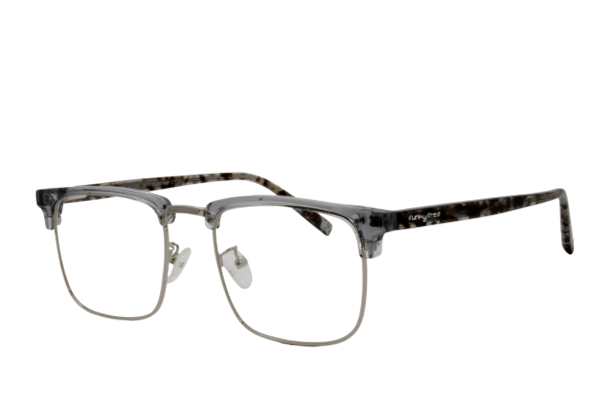 Lente Oftálmico Funky Fred Eyewear A2222F Gris con plata