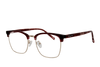 Lente Oftálmico Funky Fred Eyewear A2223F Tinto con plata