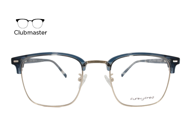 Lente Oftálmico Funky Fred Eyewear A2225F Azul con plata
