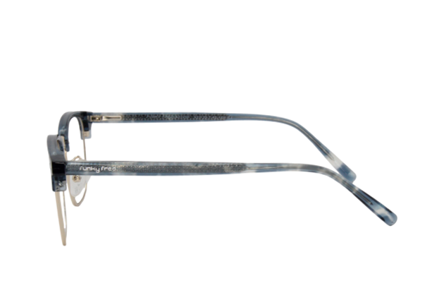 Lente Oftálmico Funky Fred Eyewear A2225F Azul con plata
