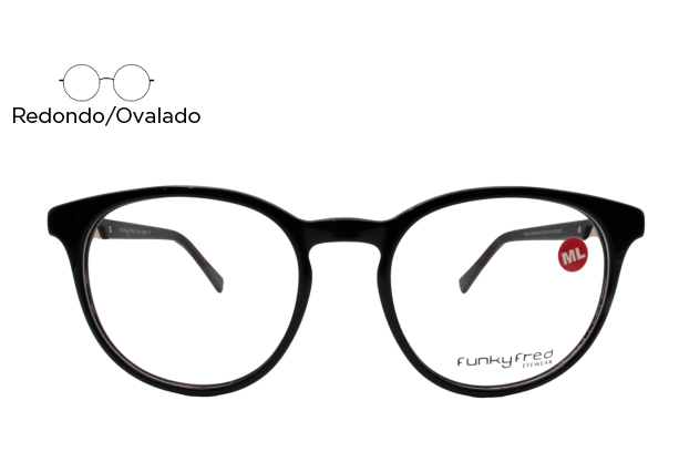 Lente Oftálmico Funky Fred Eyewear A5018145BLACK Negro