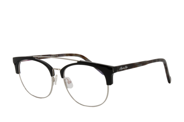 Lente Oftálmico Miss Moe A9012TR Negro con plata