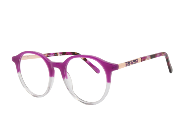 Lente Oftálmico Rosse Lo AC8021C5 Morado transparente