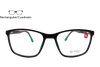 Lente Oftálmico Prince Elegante ACTIVE203AMBLKGRAY Negro mate