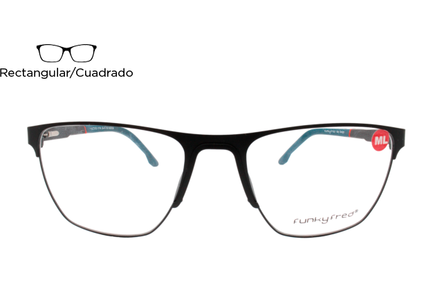 Lente Oftálmico Funky Fred Eyewear ACTIVE117MD56 Negro