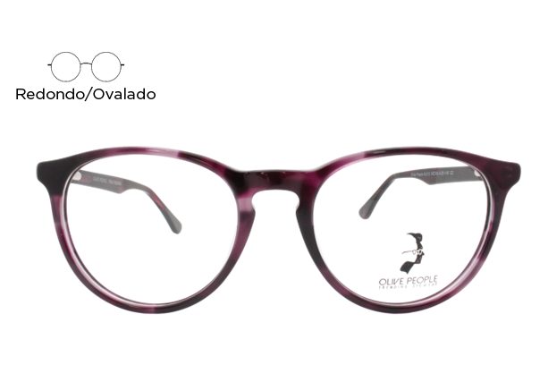 Lente Oftálmico Olive People AL312C2 Morado carey