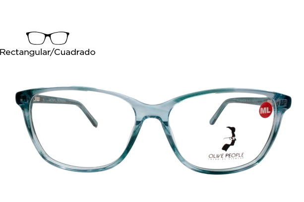 Lente Oftálmico Olive People B502A142BLUE Azul