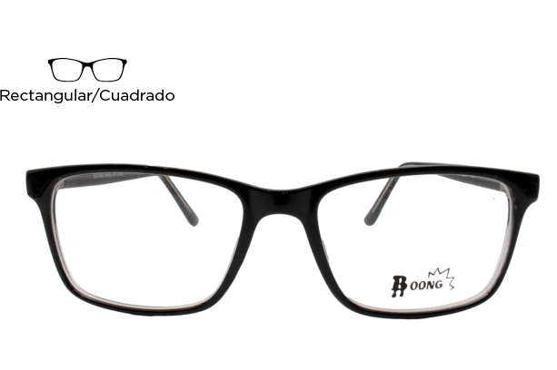 Lente Oftálmico Boong BOS8073 Negro