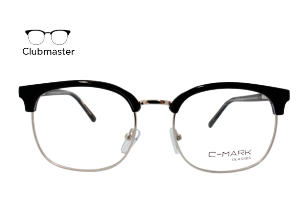 Lente Oftálmico C - Mark CMJ229P4102 Negro con plata