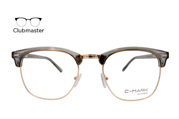 Lente Oftálmico C - Mark CMJ229P4103 Gris con dorado