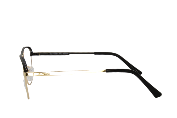 Lente Oftálmico C - Mark CMV227M6807 Negro con dorado
