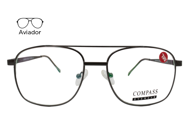 Lente Oftálmico Compass Eyewear COMPASS.MONEL018 Plata