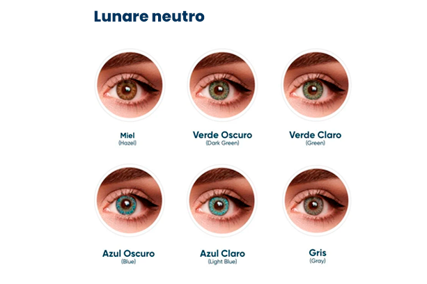 Lente de contacto de color LUNARE Bausch + Lomb Neutro