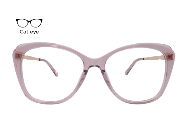 Lente Oftálmico Rosse Lo DM2076 Rosa con dorado