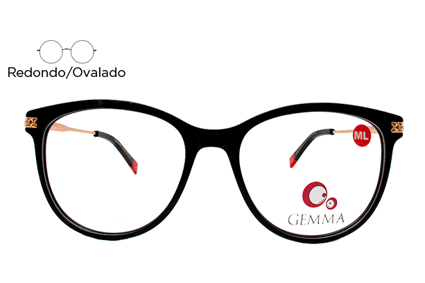Lente Oftálmico Gemma GEMFAMOSA04C2 Dorado