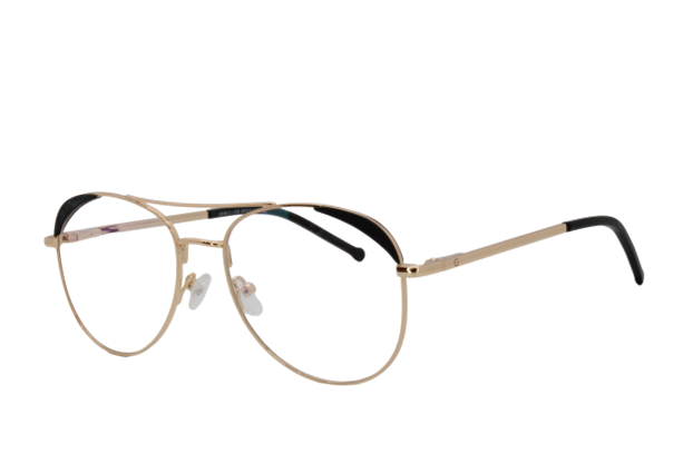 Lente Oftálmico Gemma GEMCJ005 Dorado con negro
