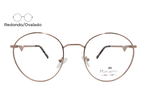 Lente Oftálmico Minami CO009 Dorado