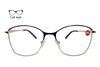 Lente Oftálmico Nikitana Eyewear NK9810FC1 Dorado con negro
