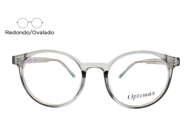 Lente Oftálmico Optimax PASTA014 Gris transparente