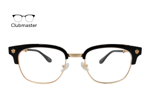 Lente Oftálmico Marina Eyewear PG2052C1 Negro con dorado