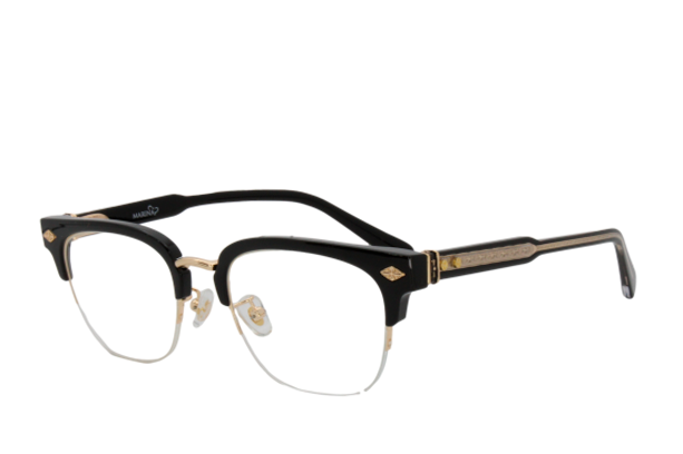 Lente Oftálmico Marina Eyewear PG2058C1 Negro con dorado