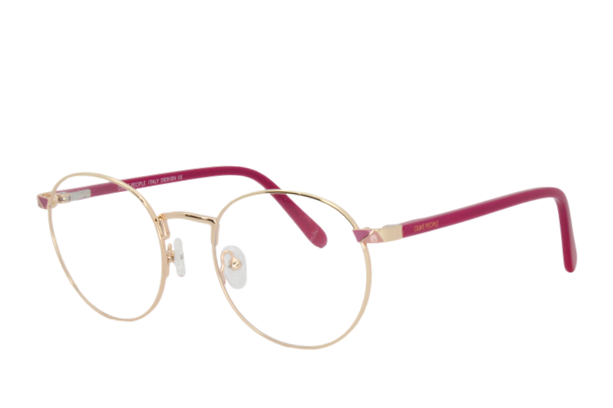 Lente Oftálmico Olive People ROUND009 Rosa con dorado